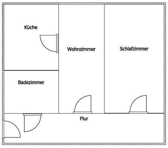 Gaestewohnung Weisswasser City Eksteriør billede